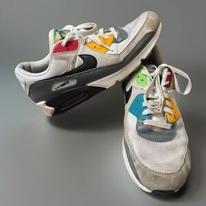 Nike Air Max 90 “Peace & Love” Swoosh Sneakers Men’s Size 13 Multicolor Retro